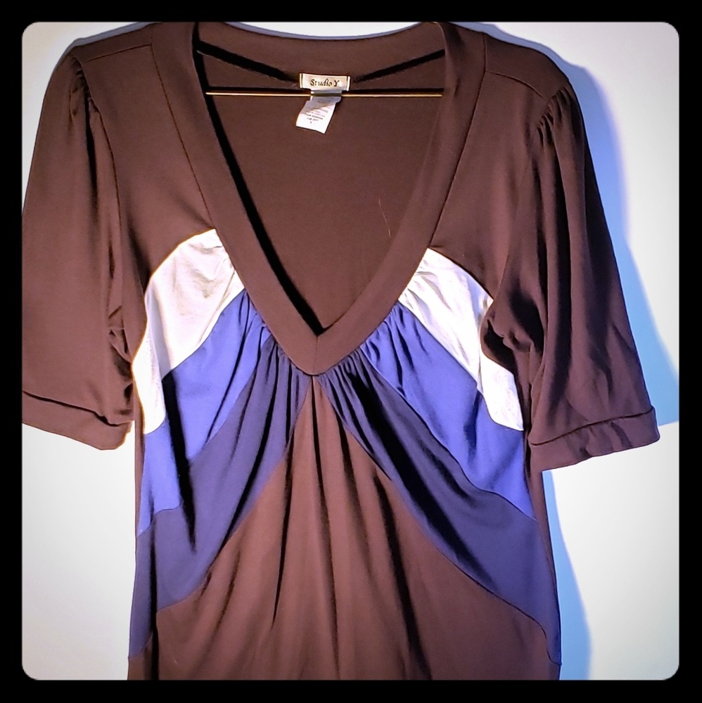 Womens V neck blouse